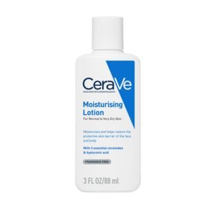 CeraVe Moisturizing Lotion For Normal to Dry Skin (88ml) – Formulated With 3 Essential Ceramides And Hyaluronic Acid | Non-Comedogenic, Oil Free And Fragrance-Free Body Lotion