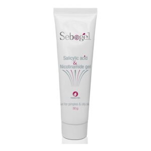 Sebogel Salicylic Acid & Nicotinamide Gel for Pimples & Oily Skin – Spot Treatment, 30g Pack of 1