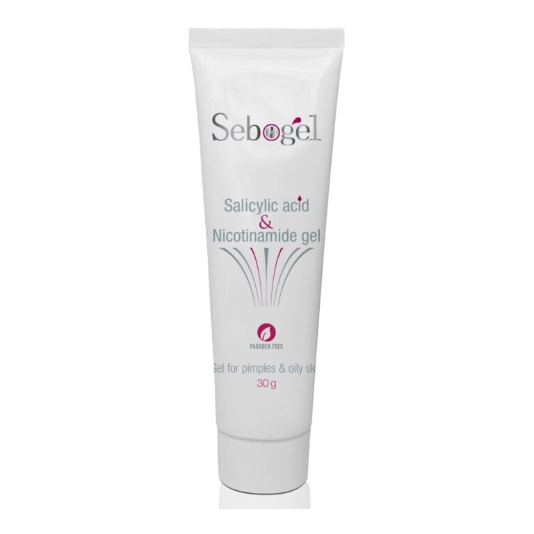 Sebogel Salicylic Acid & Nicotinamide Gel for Pimples & Oily Skin – Spot Treatment, 30g Pack of 1