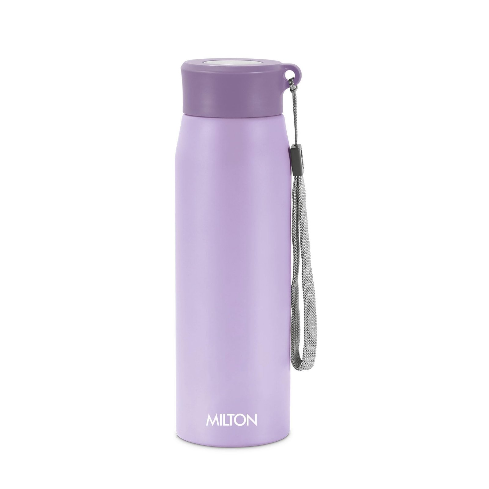 MILTON Handy 650 Stainless Steel Sipper Water Bottle 690 ml, Single Walled, ISI Certified I Leak Proof Lid, Rust Proof I For School, Office, Gym I Purple