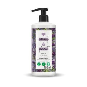 Love Beauty And Planet Argan Oil and Lavender Natural Conditioner for Dry & Frizzy hair|No Sulfates,No Paraben|400 millilitre