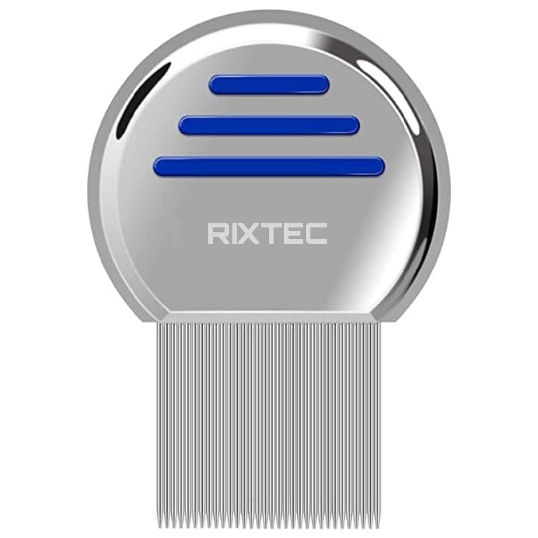 Lice Comb For Women And Kids Stainless Steel Lice Terminator Fine Egg Nit Lice Egg Removal Comb For Women and men (multi color)(R)