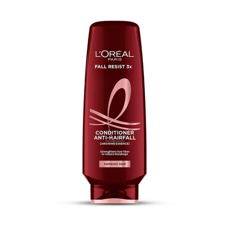 L’Oréal Paris Anti-Hair Fall Conditioner, Reinforcing & Nourishing for Hair Growth, For Thinning & Hair Loss, With Arginine Essence and Salicylic Acid, Fall Resist 3X, 180/192.5 ML (Weight May Vary)