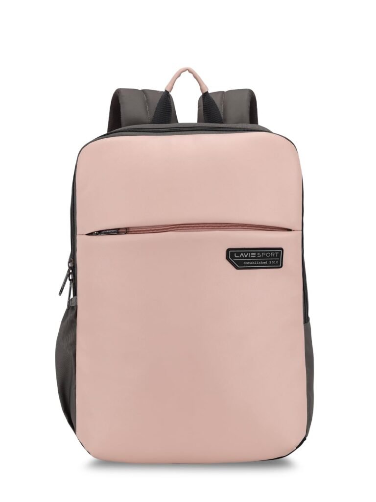 Lavie Sport Chairman 24 Litres Backpack with Padded Laptop Sleeve | Fits upto 14″ Laptop | Polyster Business Backpack for Men & Women | Durable Office Bag | Upto 14 inch Notebook/MacBook Compatible