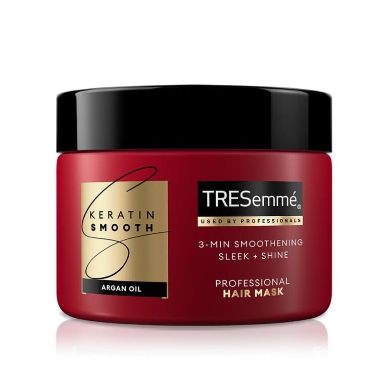 TRESemme Keratin Smooth Hair Mask 300ml | 3 Min Smoothening Treatment for 72H Frizz Control | Paraben Free Keratin Treatment for Dry Frizzy Hair