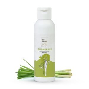 AIR-ROMA Pure, Natural and Undiluted Lemon Grass Aroma Diffuser Oil, 100ml | Strong & Long-Lasting Aroma – Fragrance Oil for Home, Office, Candles