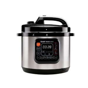 Geek Robocook Zeta 11-in-1 Automatic Electric Pressure Cooker | 1 Years Warranty | 13 Indian Preset Menu, Instant Electric Cooker Pot, Multipurpose Electric Rice Cooker (6 Litre | Stainless Steel)