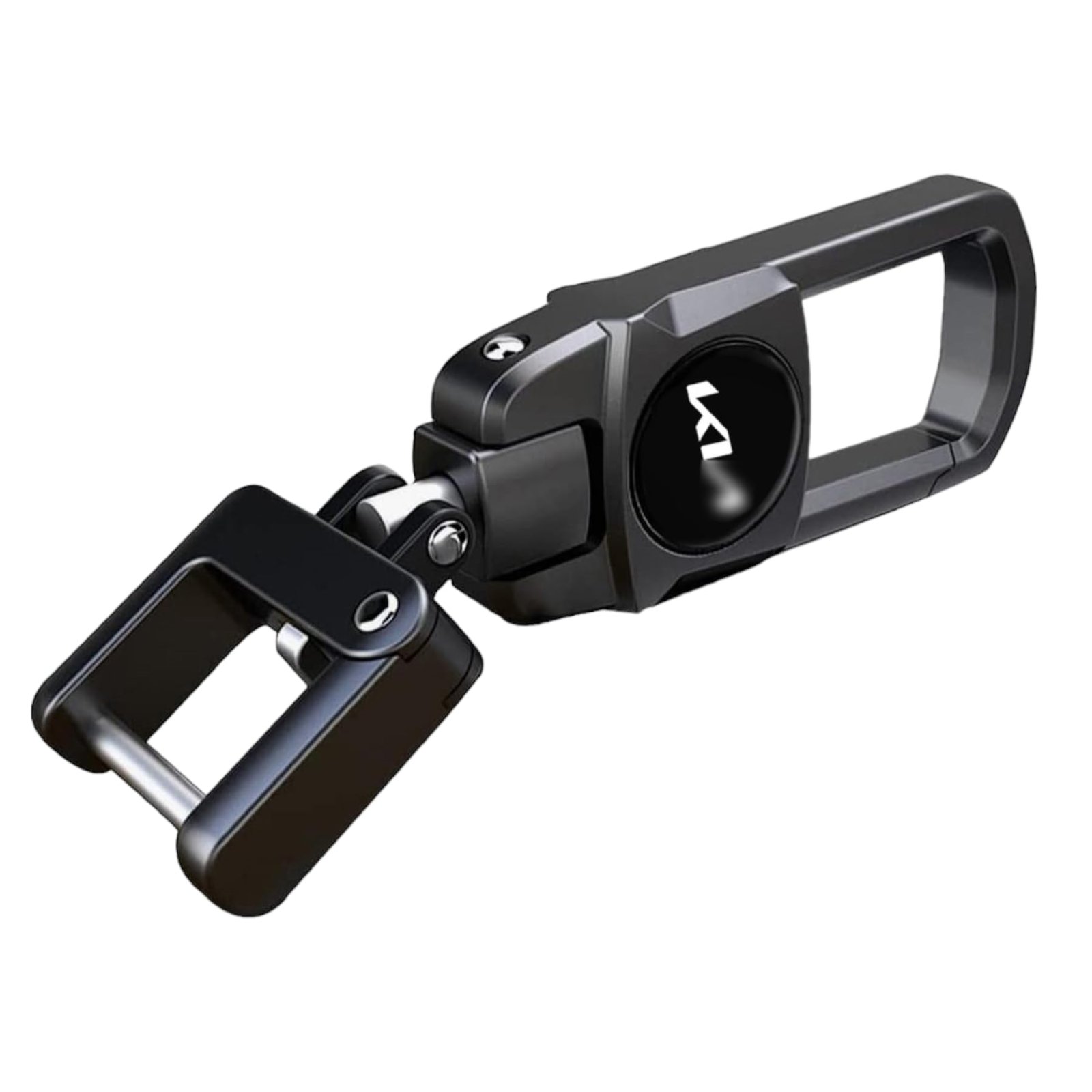 GREENWORLD™ Black Color Fob Key Heavy Duty Keychain Compatible With Seltos Sonet Carens
