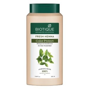Biotique Bio Henna Leaf Fresh Texture Shampoo & Conditioner, 340 ml