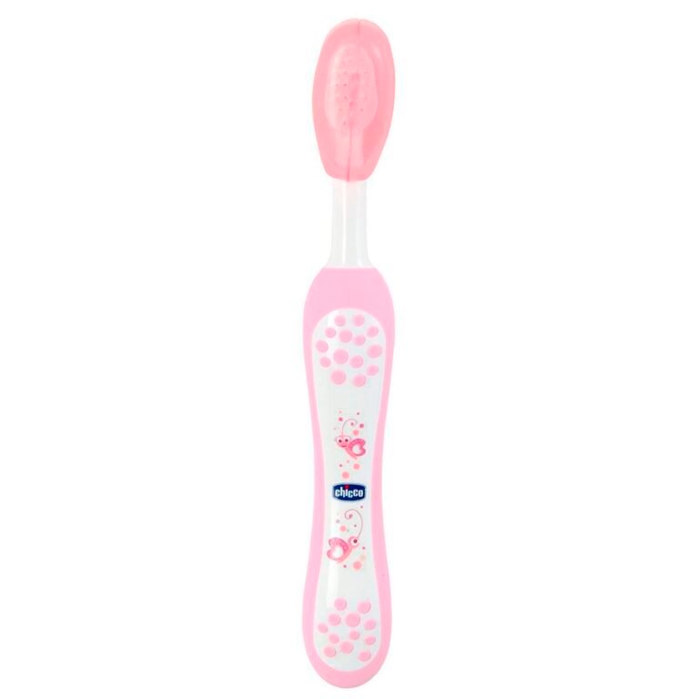 Chicco Toothbrush Manual, Kid, Pink, 6M-3 Yrs