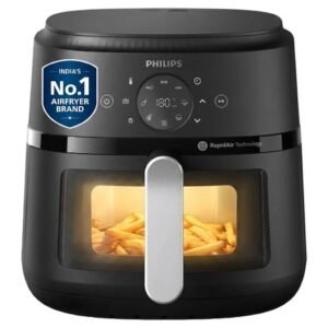 PHILIPS Air Fryer NA231/00, touch panel, 6.2L, Extra Large, 100% Food Safe