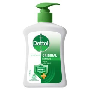 Dettol Liquid Handwash Dispenser Bottle Pump – Original Hand Wash- 200ml | Germ Defence Formula | 10x Better Germ Protection
