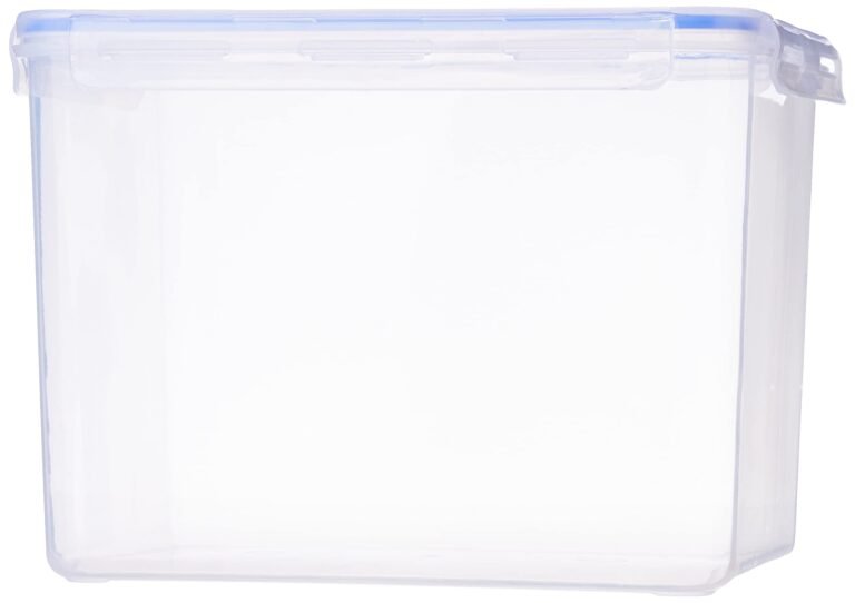Aristo Lock & Fresh 403 Plastic Storage Container For Storing grains, pulses, rice, wheat etc – 10800 ML, Transparent Clear, large (LOCK&FRESH403)