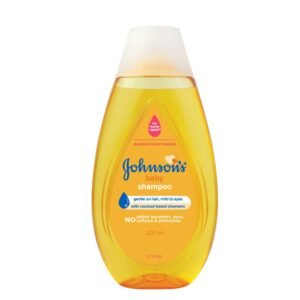 Johnson’s Baby No More Tears Baby Shampoo, 200ml | With Aloe & Vitamin B5 | Helps Clean & Protect Baby Hair | No Added Parabens, Dyes, Sulphates & Pthalates | Hypoallergenic & PH Based Formula | Recommended by Paediatricians