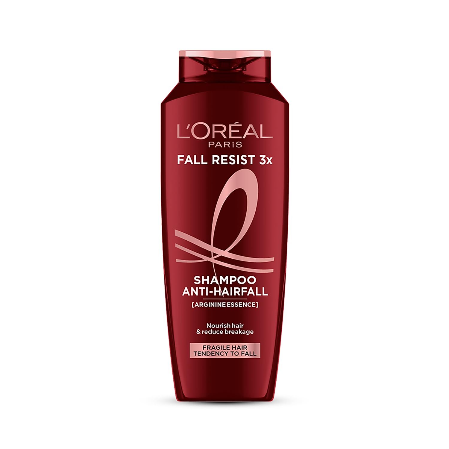 L’Oreal Paris Anti-Hair Fall Shampoo, Reinforcing & Nourishing for Hair Growth, For Thinning & Hair Loss, With Arginine Essence and Salicylic Acid, Fall Resist 3X, 340ml
