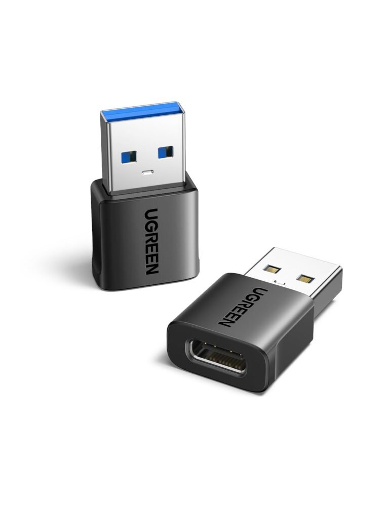 UGREEN 10Gbps USB to USB C Adapter 2 Pack, Fast Charge and Sync Converter