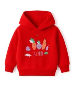 Bold N Elegant Cute Rainbow Smile Print Kids Full Sleeve Warm Thick Fur Fleece Winter Tshirt Sweatshirt Hoodie for Infant Toddler Baby Boy & Girl