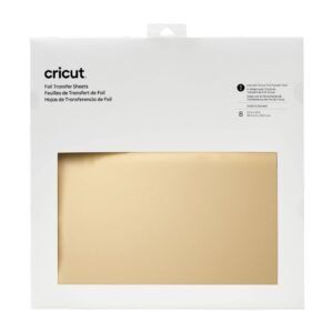Cricut Transfer Sheets, Gold (8 ct) Foil Tansfer