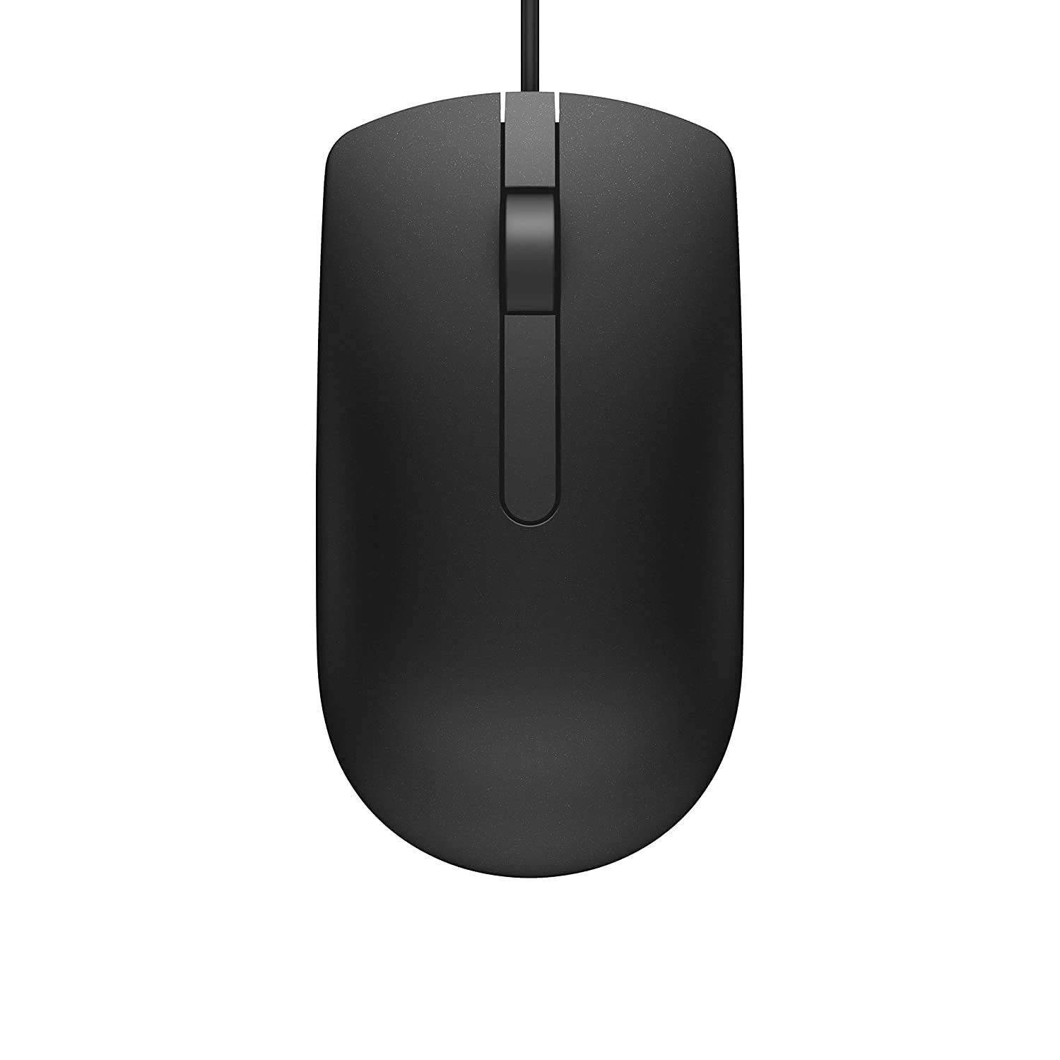 Dell MS116 Wired Mouse, 1000 DPI, Scrolling Wheel, 2 Buttons, 1 x USB, Optical LED Tracking, Plug and Play, Scrolling Wheel, Black