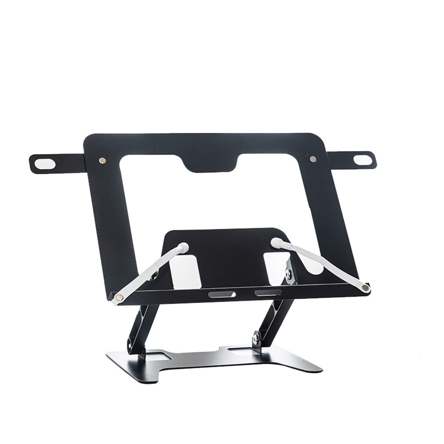 Volo Book Stand Holder – Portable Metal Desktop Adjustable Foldable Cookbook Holder,Recipe Book Holder,Textbook Stand,Music Stand,Book Stands & Holders for Reading (Black (Heavy Duty))