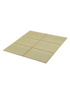 FULI Japanese Tatami Mattress, Foldable Igusa Rush Grass, Natural, Queen