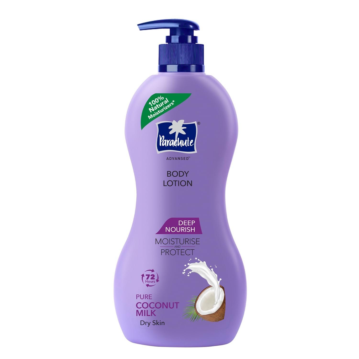 Parachute Advansed Coco Nourish Body Lotion, With Pure Coconut Milk, 100% Natural, Dry Skin Moisturizer, 400ml
