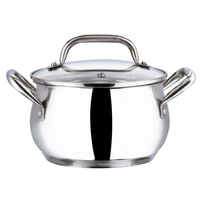 Vinod Almaty Stainless Steel Casserole with Glass Lid 2.9 Litre, 18 cm | 2.6mm Thick Base |Casserole Sturdy Riveted Handle | 2 Year Warranty | Induction & Gas Base