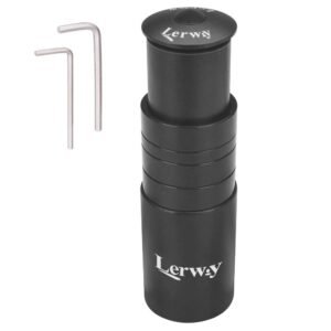 LERWAY Bike Stem Riser Extender MTB Handlebar Stem Adapter for 1-1/8″ 28.6mm Fork Aluminum Black