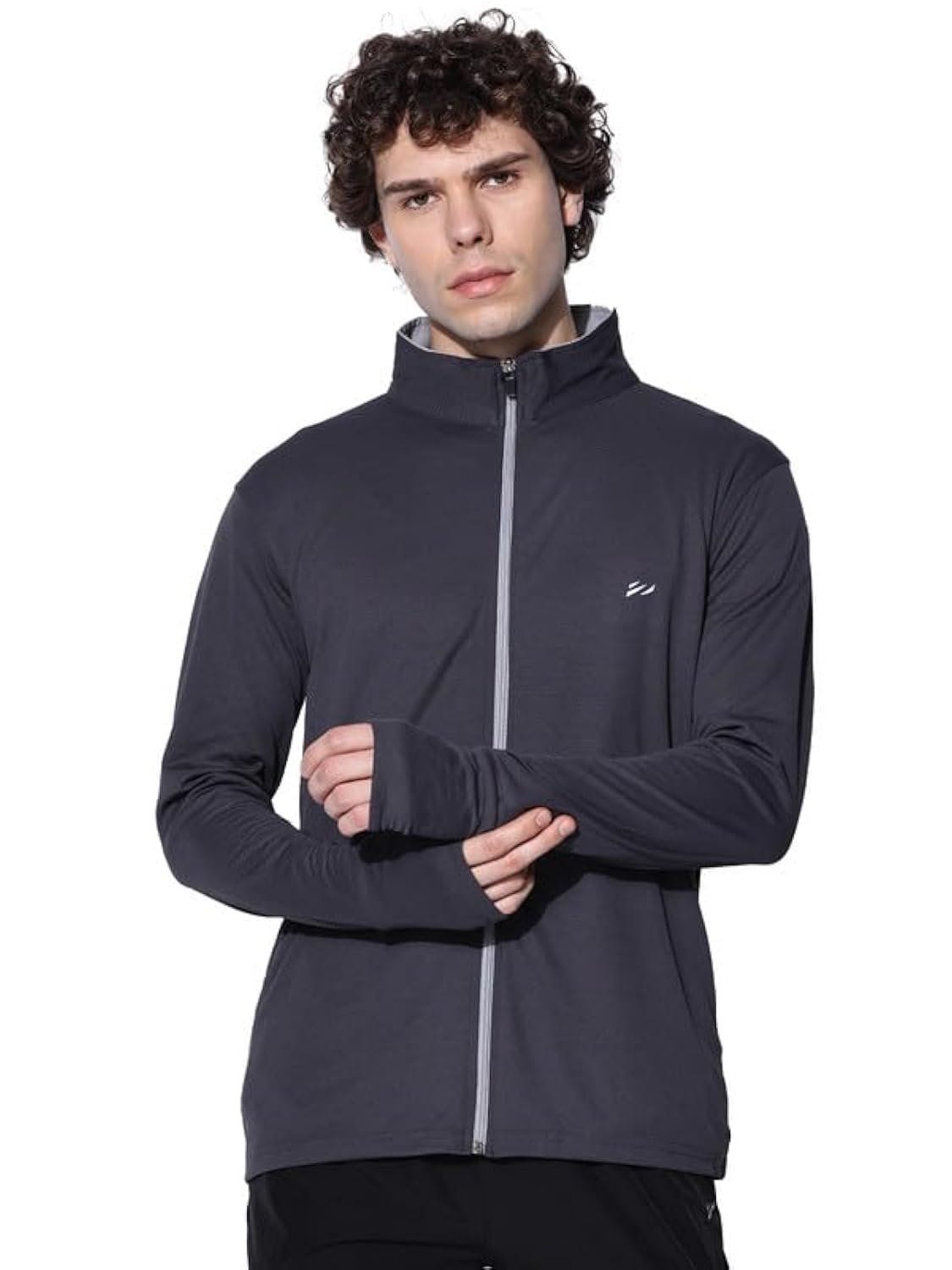 BLUE TYGA Sunscreen Jacket with UV Protection UPF 50+ Jacket with Breathability & Coolrush Technology Lightweight Jackets for Men