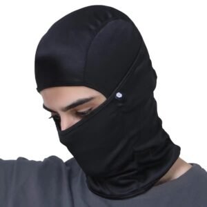 Boldfit face mask for bikers full face mask for bikers helmet head cover balaclava for men bike riding & biker head cover for helmet for men Balaclava for adult Black Masks for Bike Riding Matt Black