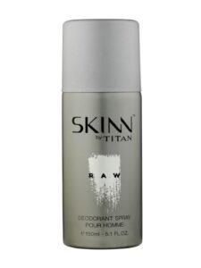 Skinn By Titan Raw Long-lasting Deodorant Spray For Men – 150 mL | Perfume for Men | Eau De Parfum for Men | Men’s cologne | For Daily Use | Premium Fragrance | Grooming Essentials