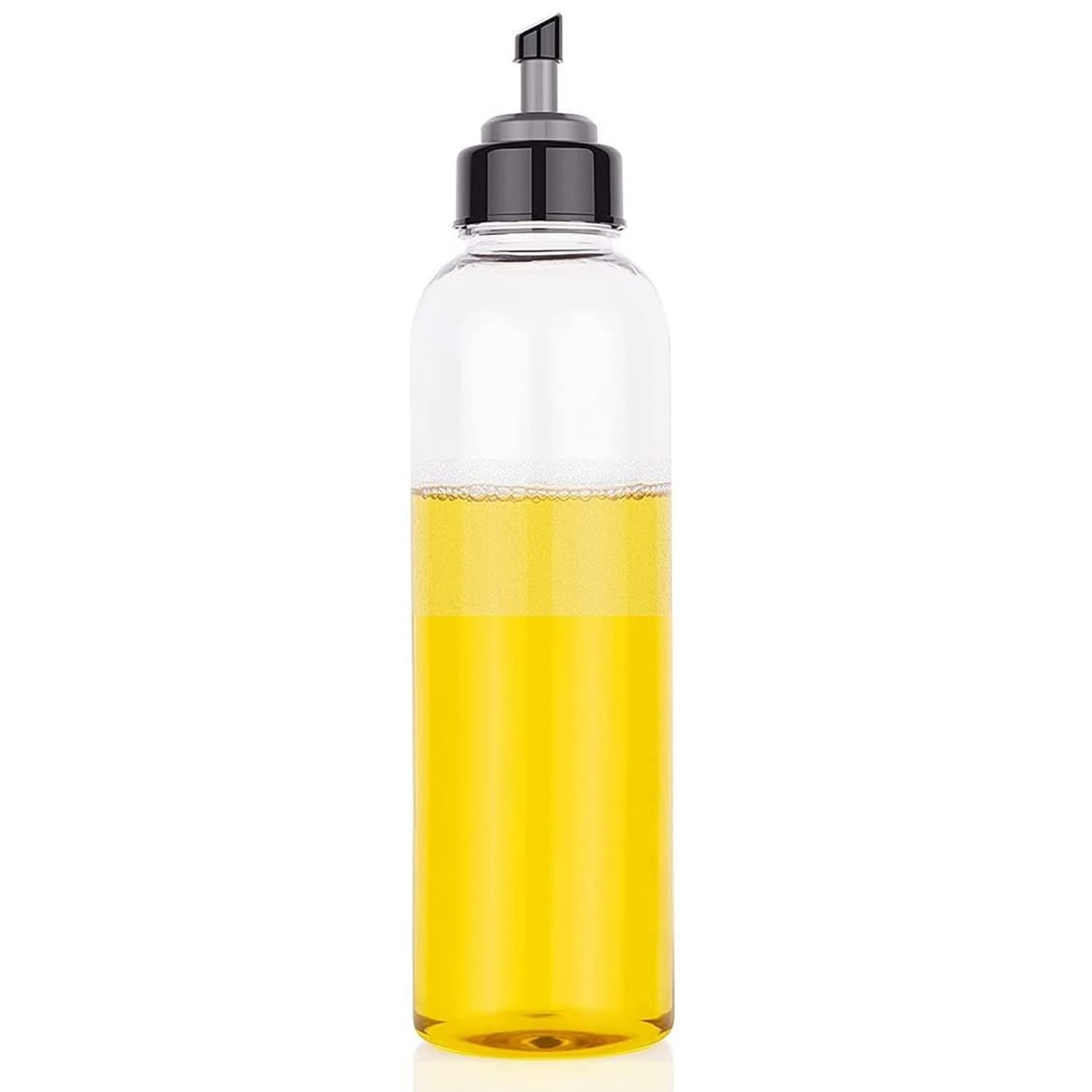 KBS Oil Dispenser 1 Litre Cooking Oil Bottle Container For Oil and Vinegar Pouring & Storage Kitchen Accessories Items Tools Gadget Plastic Transparent BPA Free (PACK-OF-1-1000ML)