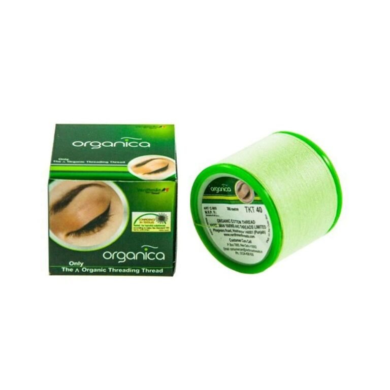 Organica Cotton Face & Eyebrow Threading Thread Organic, 9 Gram, Green