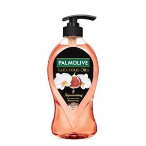 Palmolive Luminous Oil Rejuvenating Body Wash,750ml Pump Bottle, 100% Natural Fig Oil & White Orchid Extracts For Soft & Radiant Skin, PH Balanced Bodywash, Free Of Parabens And Silicones