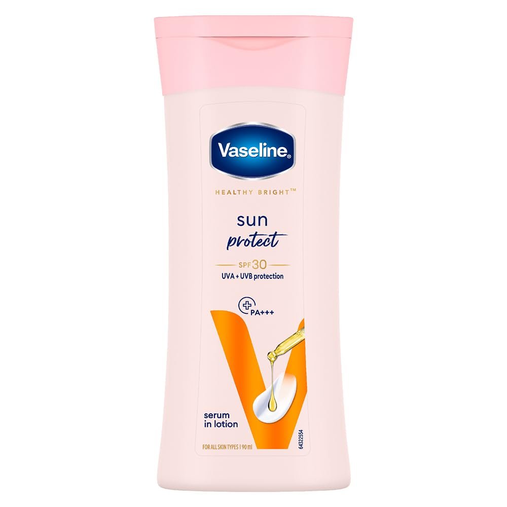 Vaseline Sun Protect SPF 30 Body Lotion, Reduces Tan Lines in 7 Days, UVA + UVB PA+++ Sun Protection, 85ml