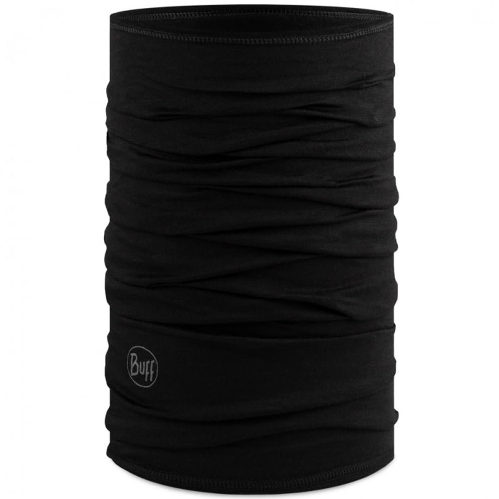 Buff Unisex MERINO LIGHTWEIGHT SOLID BLACK