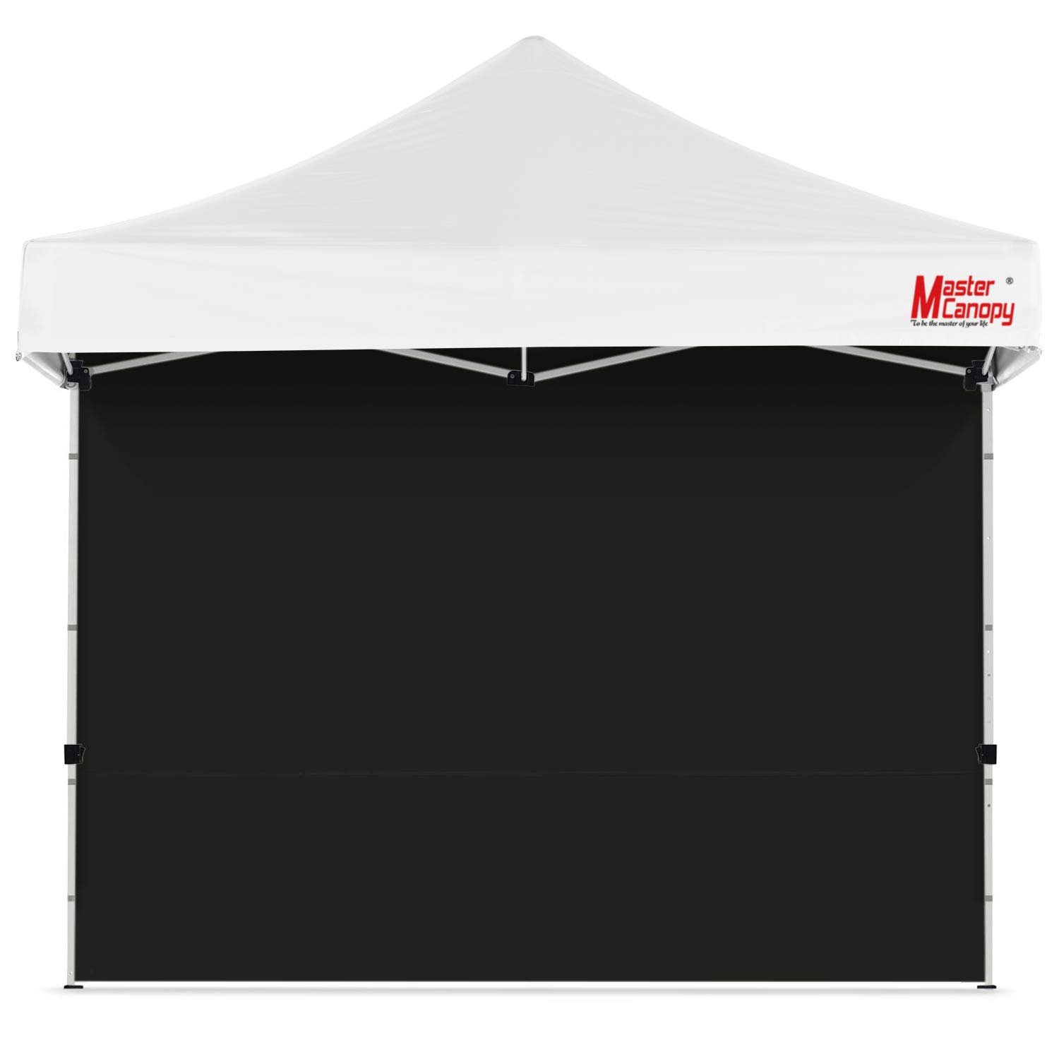 MasterCanopy Instant Canopy Tent Sidewall for 10×10 Pop Up Canopy,1 Pack (10×10 Feet, Black)