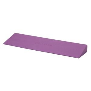 Gaiam Yoga Block Wedge – Lightweight EVA Foam (20″ L x 6″ W x 2″ H), Deep Purple