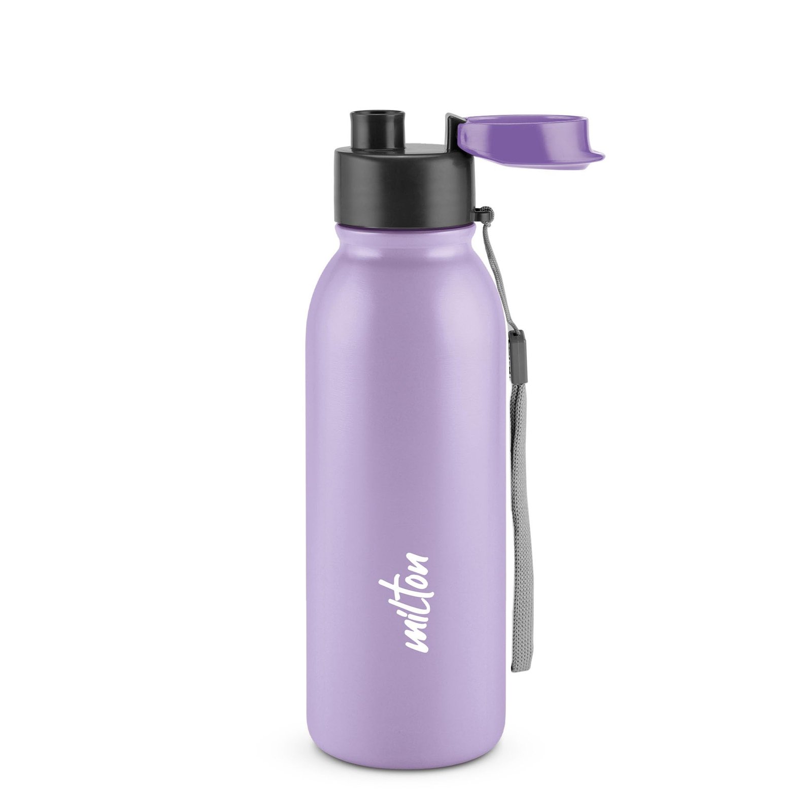 MILTON Caper 750 Stainless Steel Water Bottle 670 ml, Single Walled, ISI Certified I Leak Proof Lid, Rust Proof I for School, Office, Gym I Purple