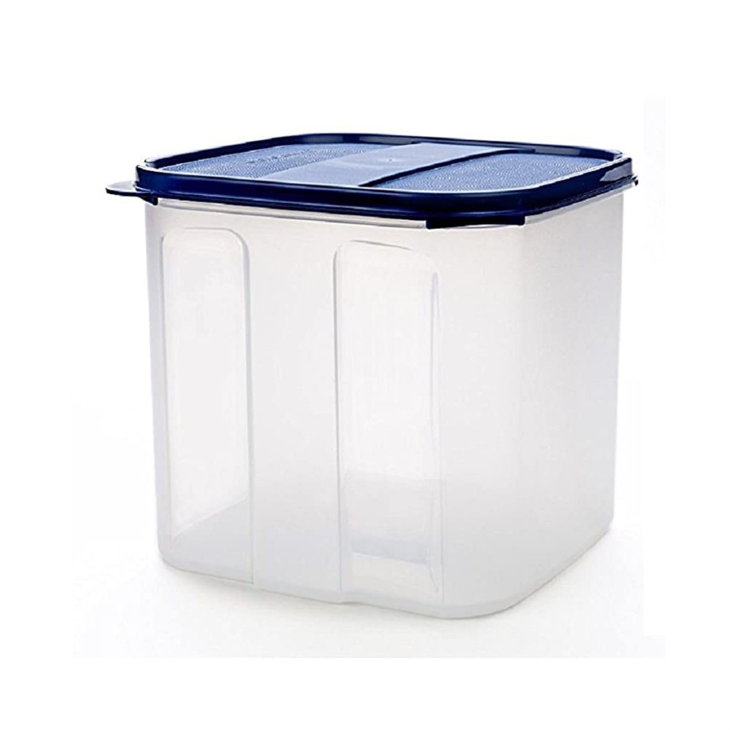 Signoraware Modular BPA Free Plastic Square Container | Dishwasher Safe | Airtight & LeakProof | Kitchen Storage | Preserve Freshness| Ideal for sugar, Rice, Atta & Grains Keeper (4.5Ltr | ModBlue)