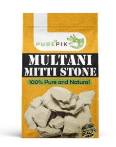 Purepik Organic Multani Mitti for Face,Stone Form for Powder (1 Kg),for Soft & Glowing Skin,Oil Control,Deep Cleans Pores