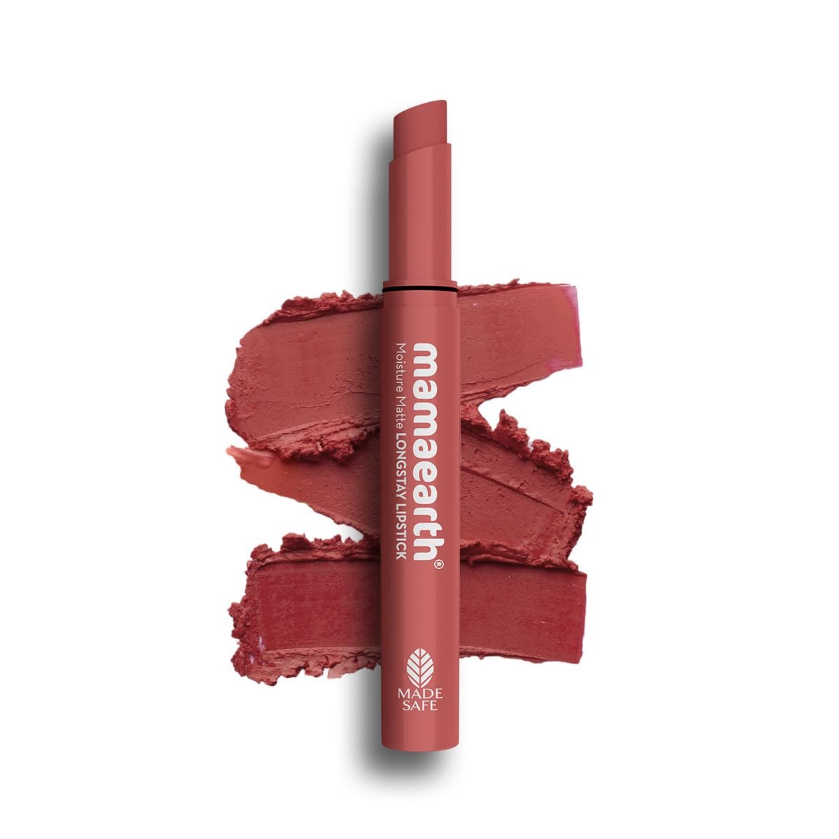 Mamaearth Moisture Matte Longstay Lipstick with Avocado Oil & Vitamin E for 12 Hour Long Stay-01 Carnation Nude – 2 g