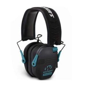 WALKERS GAME EAR GWP-RSEM-TL Razor Series(TM) Slim Shooter Electronic Folding Muff (Teal)