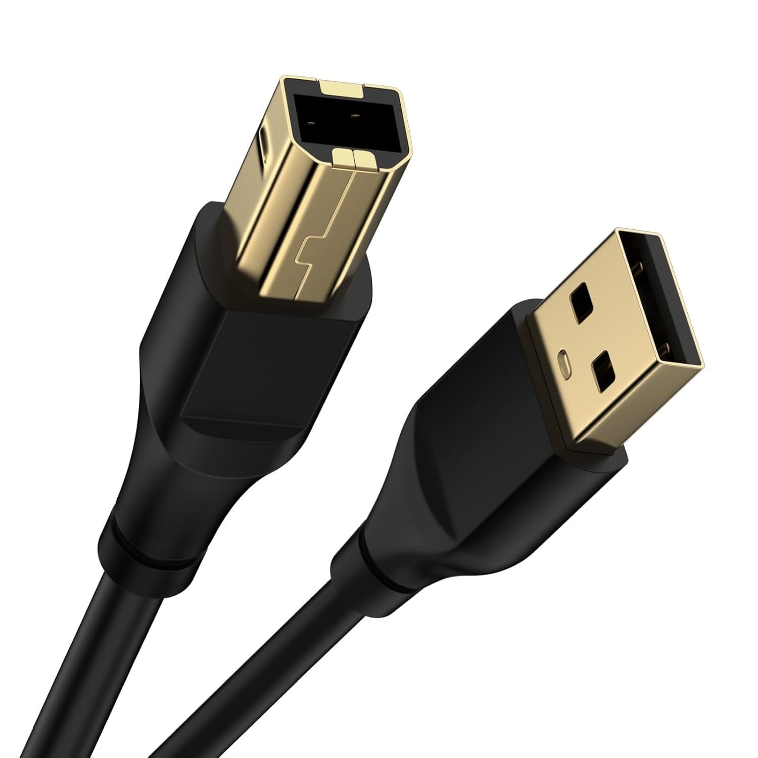 rts High Speed USB 2.0 (1.5 Meter) Printer Cable USB Scanner Cable A Male to B Male Compatible with Printers, Scanner for Canon, Brother, Dell, HP, Samsung, Lexmark, Panasonic 2 Year Warranty.