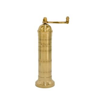 Alexander Home Original Greek Salt Mill, 8-Inch Brass – European Manual Salt Grinder Refillable
