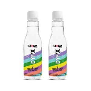 Kadam Dyfix Colour Fixer Liquid for Clothes | Stops Colour Bleeding & Fading | Non-Toxic, Anti-Fade Dye Fix Color Fixer Solution for All Fabrics | Easy-to-Use cloth Color Guard for Tie-Dye (Bottle 300g)
