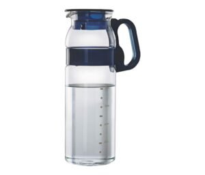 Borosil – Marina Jug with Plastic Handle, 1.3 Litres, Transparent
