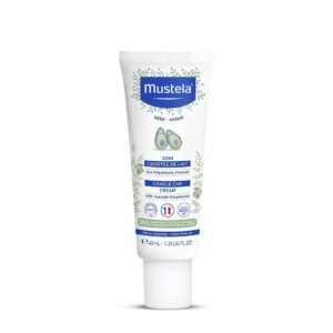 Mustela Baby Cradle Cap Cream 40ml – Newborn safe – with Natural Avocado – Paraben Free & Fragrance Free