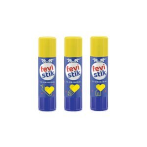 Fevistik Glue Stick 25g, Pack of 3 | Multi-Purpose Glue Stick for School Projects, Art & Craft, DIY | Suitable for School & Office Activities | Easy to Use