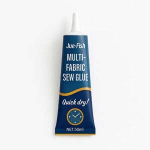Fabric Repair & Shoe Fix Adhesive – Strong Waterproof Glue for Clothes, Hems, Denim, Canvas & Sole Repairs | Quick-Dry Flexible Bond for Clothing & Footwear Fixes (50ml)